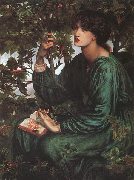 Dante Gabriel Rossetti The Day Dream Norge oil painting art